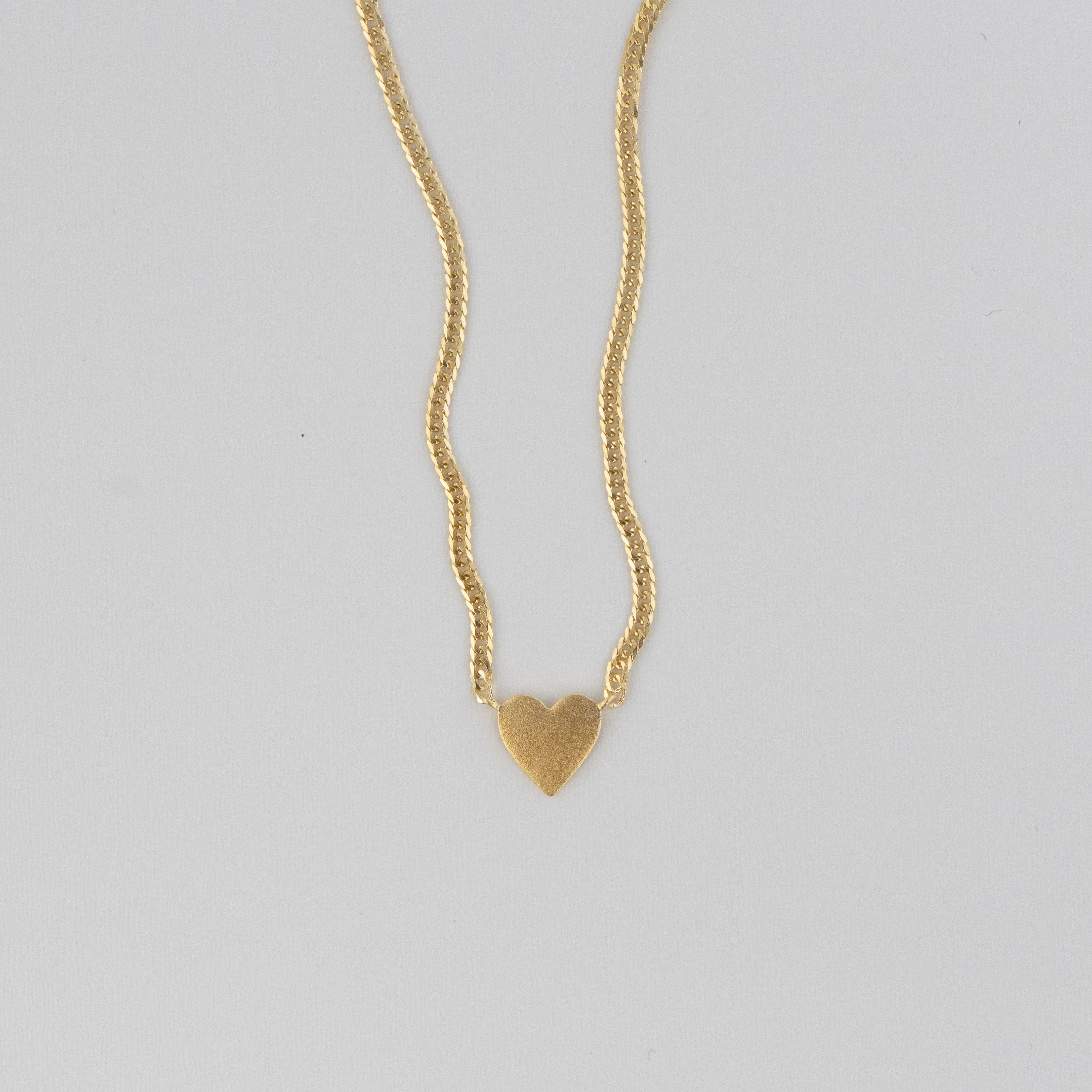 Plain Heart Necklace – Samfa Style