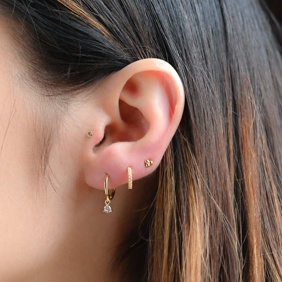 dainty charm earrings