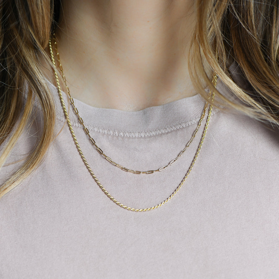 gold-paperclip-necklace-layered-with-rope-chain