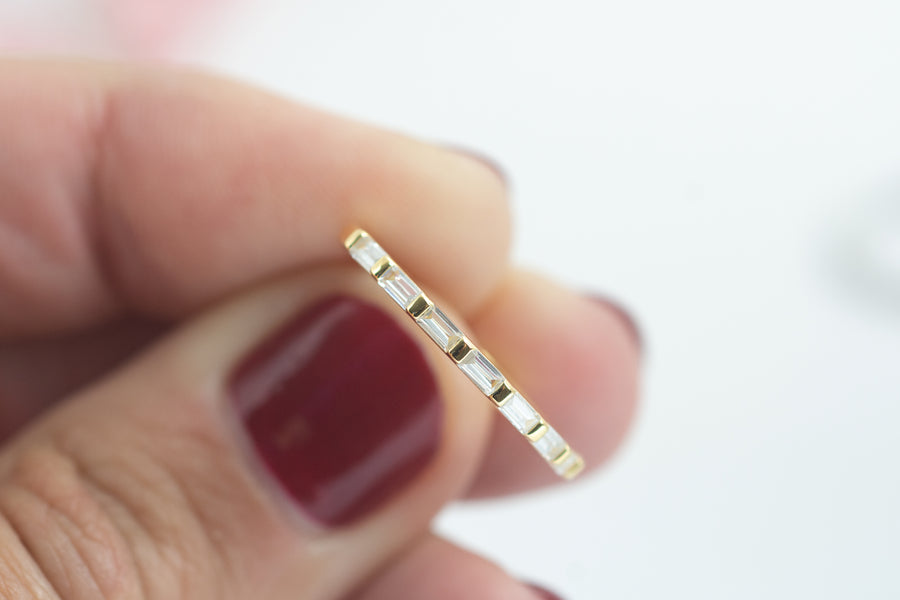 baguette stacking ring