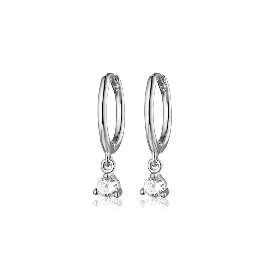 Sterling silver charm earrings
