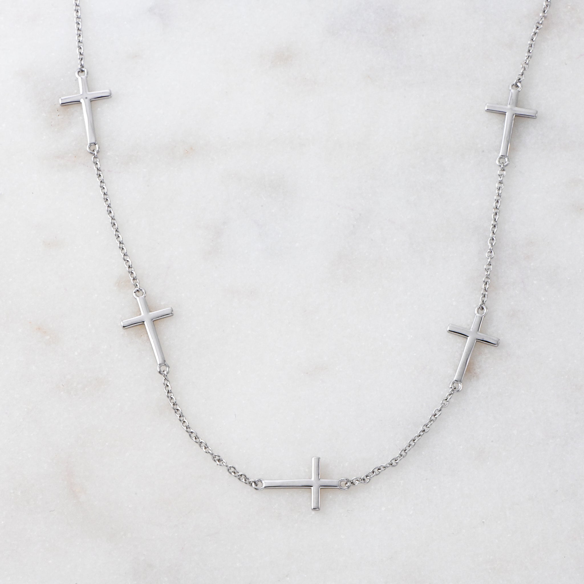 Multi-Cross Necklace – Samfa Style